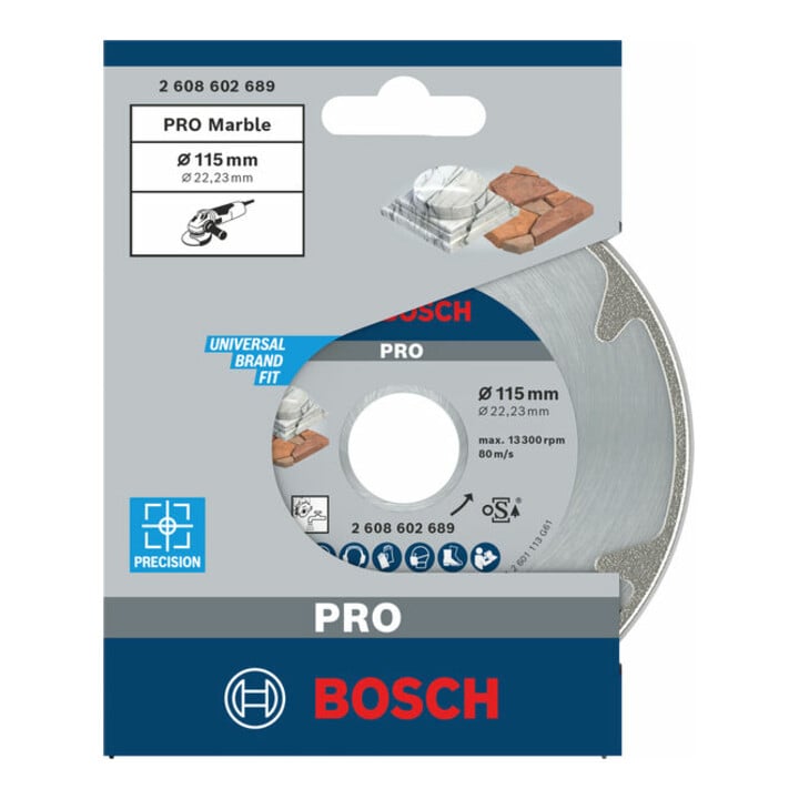 Bosch Diamanttrennscheibe Best for Marble 115 x 22,23 x 2,2 x 3 mm