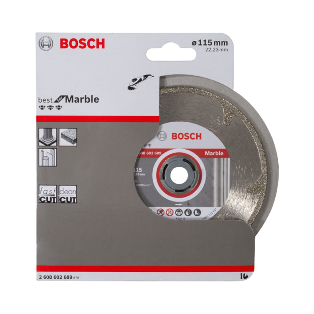 Bosch Diamanttrennscheibe Best for Marble 115 x 22,23 x 2,2 x 3 mm
