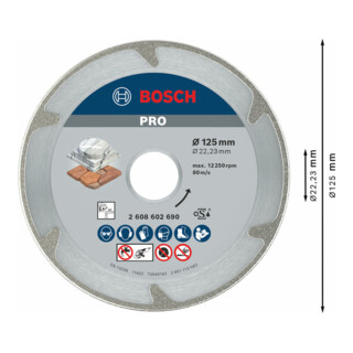Bosch Diamanttrennscheibe Best for Marble