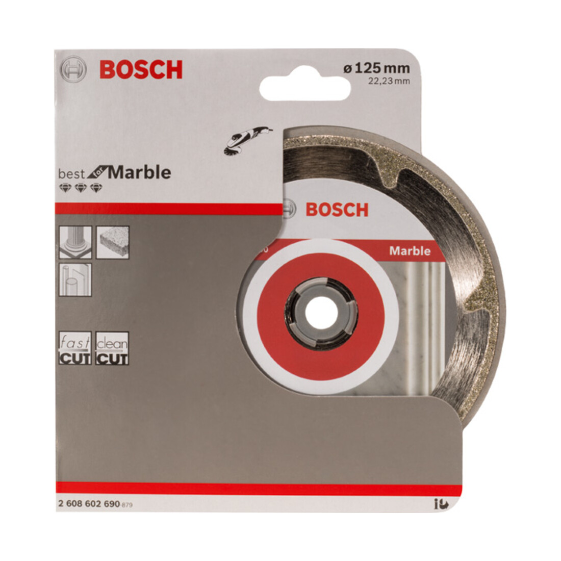 Bosch Diamanttrennscheibe Best for Marble 125 x 22,23 x 2,2 x 3 mm