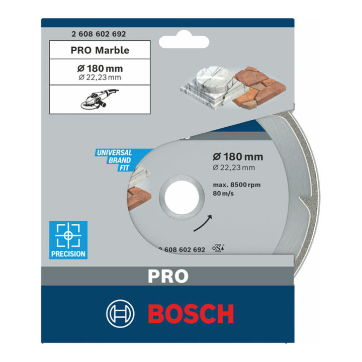 Bosch Diamanttrennscheibe Best for Marble 180 x 22,23 x 2,2 x 3 mm