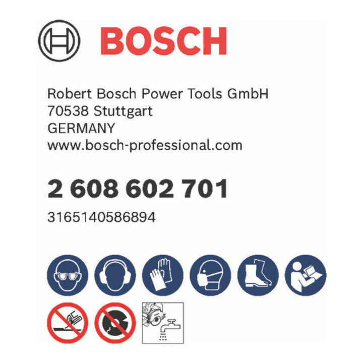 Bosch Diamanttrennscheibe Best for Marble 300 x 25,40 x 2,6 x 5 mm