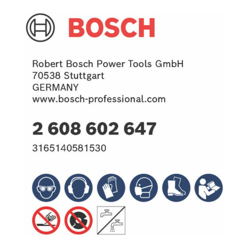 Bosch Diamanttrennscheibe Best for Stone 300 x 20,00/25,40 x 2,8 x 15 mm