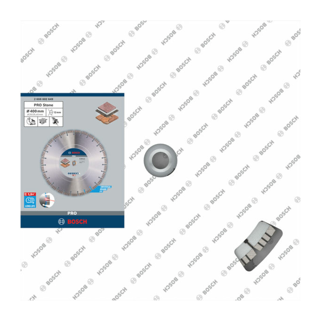 Bosch Diamanttrennscheibe Best for Stone 400 x 20,00/25,40 x 3,2 x 12 mm