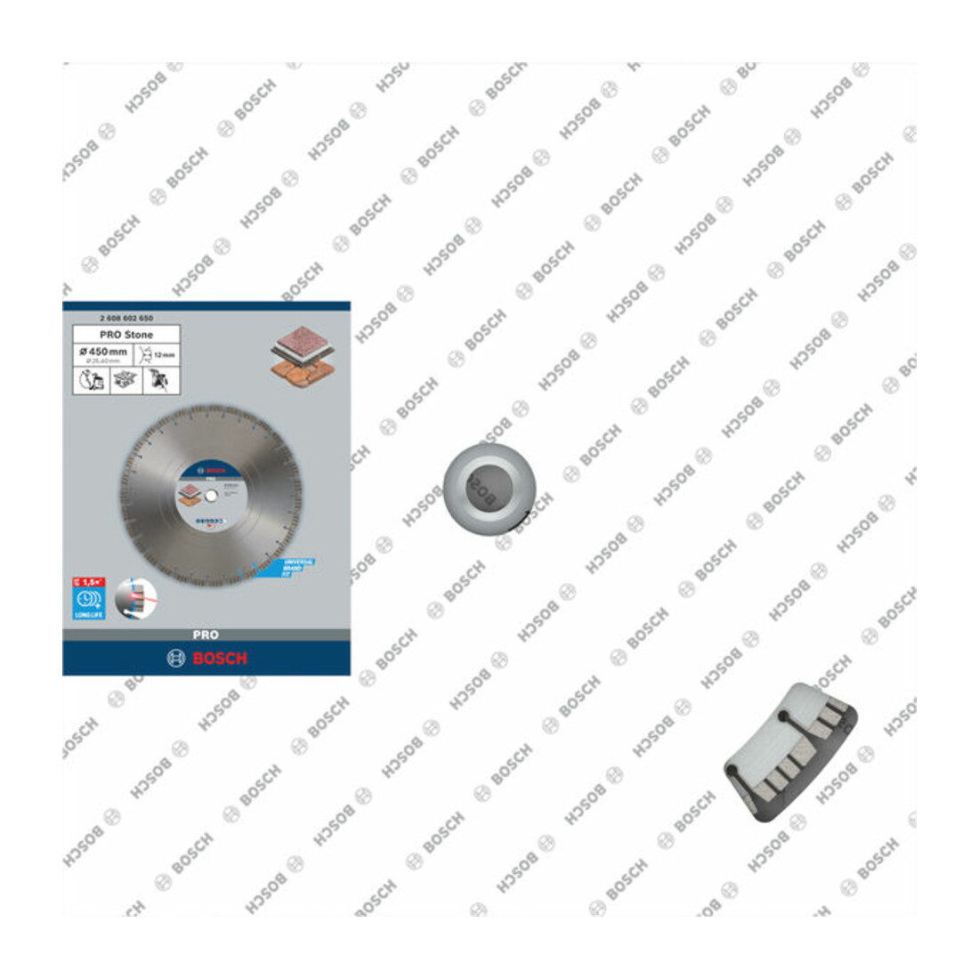 Bosch Diamanttrennscheibe Best for Stone 450 x 25,40 x 3,8 x 12 mm