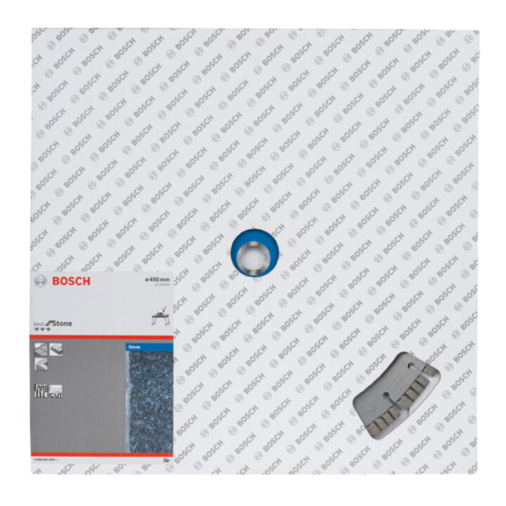 Bosch Diamanttrennscheibe Best for Stone 450 x 25,40 x 3,8 x 12 mm