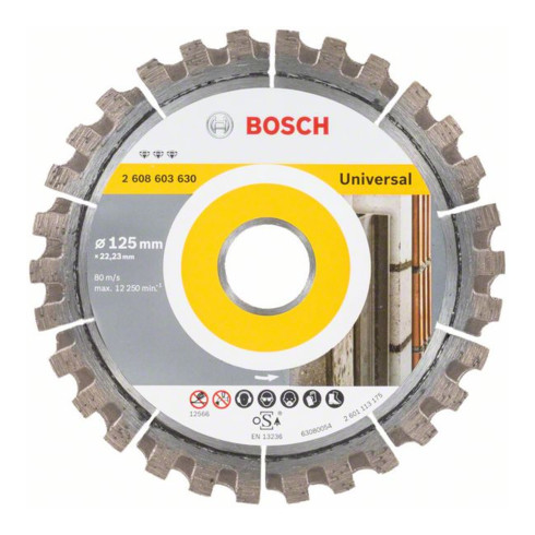 Bosch Diamanttrennscheibe X-LOCK Best for Universal 125 x 22,23 x 2,2 x 12 mm 