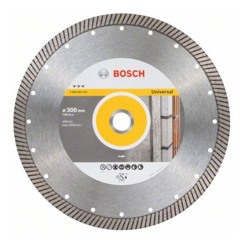 Bosch Diamanttrennscheibe Best for Universal Turbo 300 x 25,40 x 3 x 15 mm