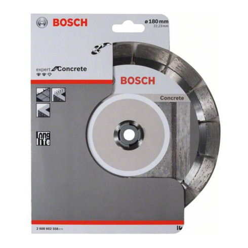 Bosch Diamanttrennscheibe Expert for Concrete 180 x 22,23 x 2,4 x 12 mm