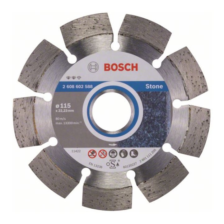 Bosch Diamanttrennscheibe Expert for Stone 115 x 22,23 x 2,2 x 12 mm