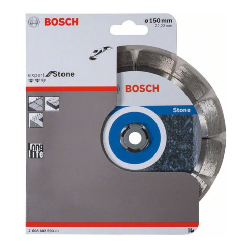 Bosch Diamanttrennscheibe Expert for Stone 150 x 22,23 x 2,4 x 12 mm
