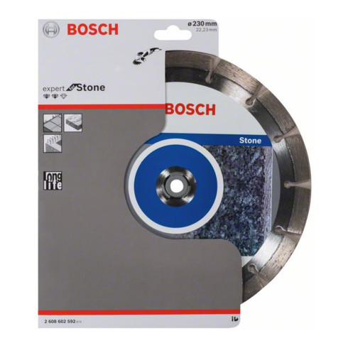 Bosch Diamanttrennscheibe Expert for Stone 230 x 22,23 x 2,4 x 12 mm