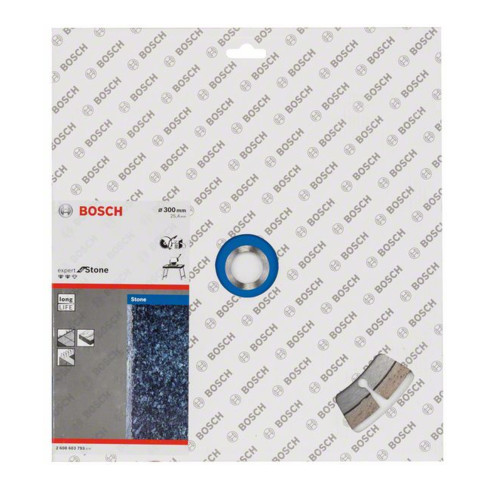 Bosch Diamanttrennscheibe Expert for Stone 300 x 25,40 x 2,8 x 12 mm