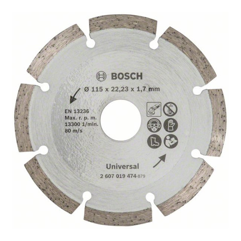 Bosch Diamanttrennscheibe für Baumaterialien