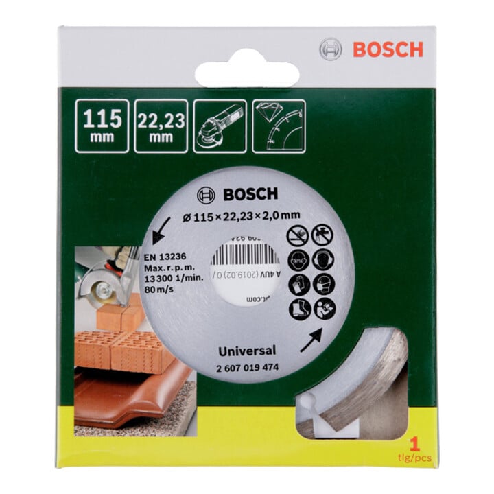 Bosch Diamanttrennscheibe für Baumaterialien