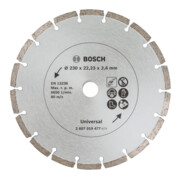 Bosch Diamanttrennscheibe für Baumaterial, Durchmesser: 230 mm