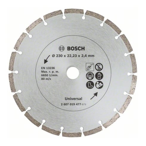 Bosch Diamanttrennscheibe für Baumaterial, Durchmesser: 230 mm