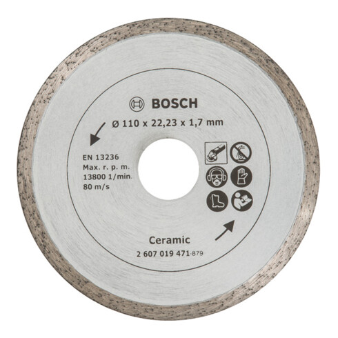 Bosch Diamanttrennscheibe für Fliesen