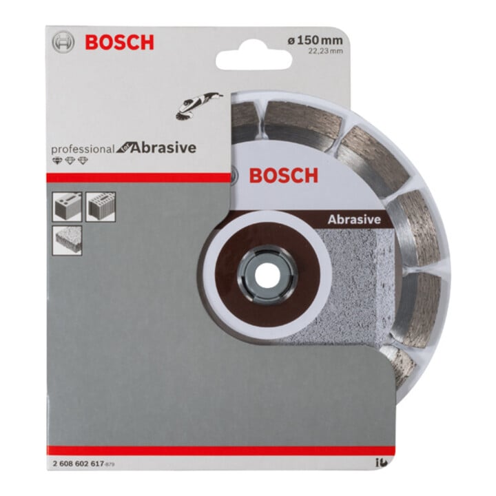 Bosch Diamanttrennscheibe Standard for Abrasive 150 x 22,23 x 2 x 10 mm