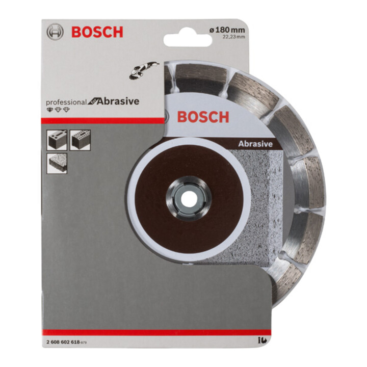 Bosch Diamanttrennscheibe Standard for Abrasive 180 x 22,23 x 2 x 10 mm