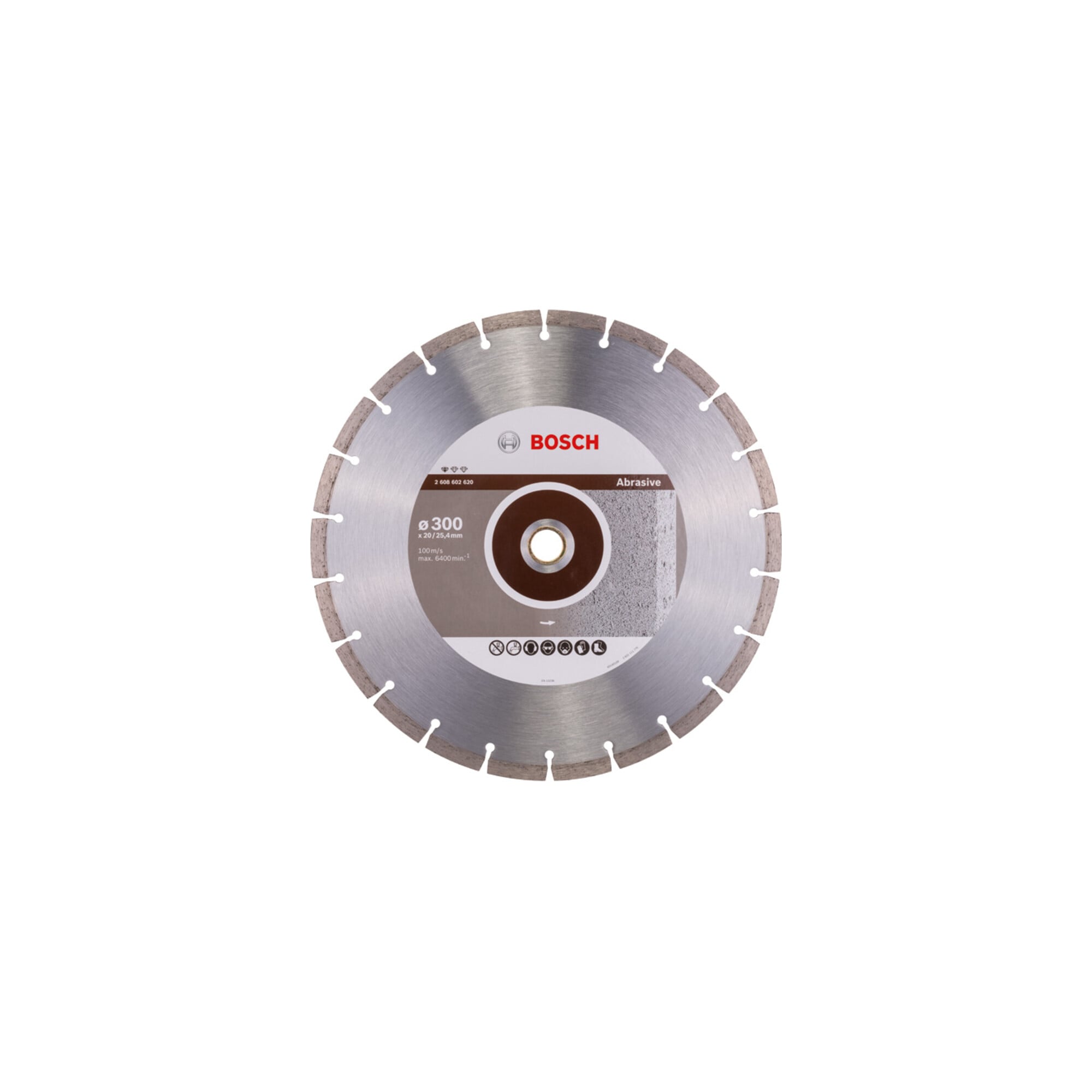 Bosch Diamanttrennscheibe Standard for Abrasive 300 x 20,00/25,40 x 2,8 x 10 mm