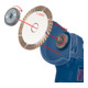Bosch Diamanttrennscheibe Standard for Abrasive 450 x 25,40 x 3,6 x 10 mm