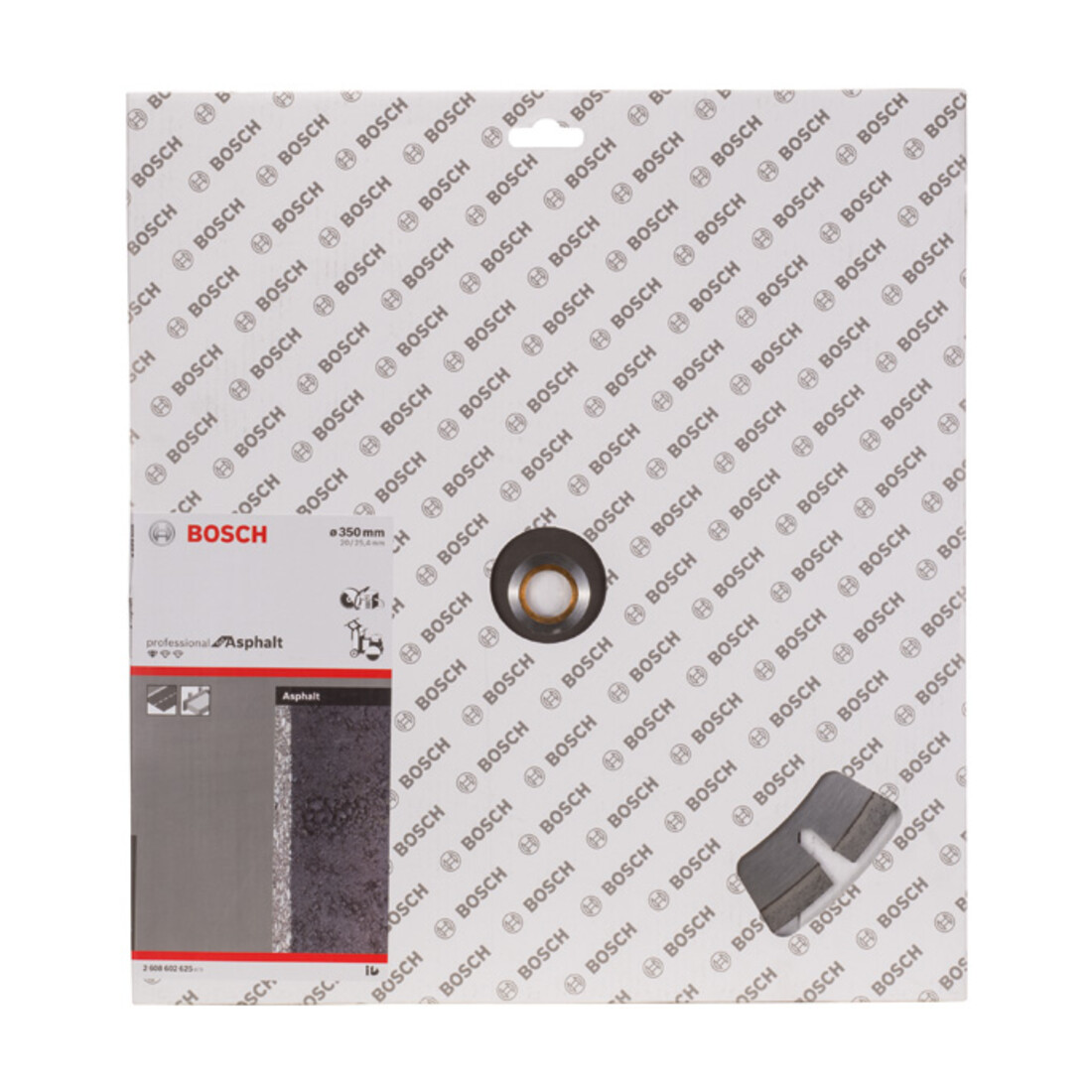 Bosch Diamanttrennscheibe Standard for Asphalt 350 x 20,00/25,40 x 3,2 x 8 mm