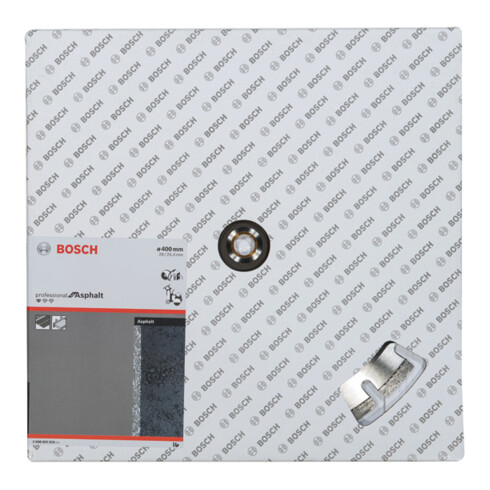 Bosch Diamanttrennscheibe Standard for Asphalt 400 x 20,00/25,40 x 3,6 x 8 mm