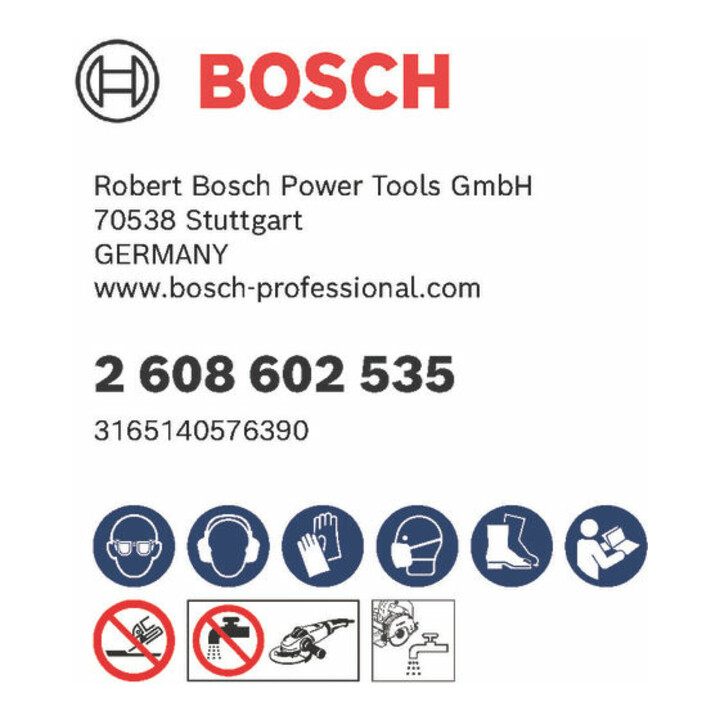 Bosch Diamanttrennscheibe Standard for Ceramic 110 x 22,23 x 1,6 x 7,5 mm