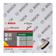 Bosch Diamanttrennscheibe Standard for Ceramic 115 x 22,23 x 1,6 x 7 mm-2