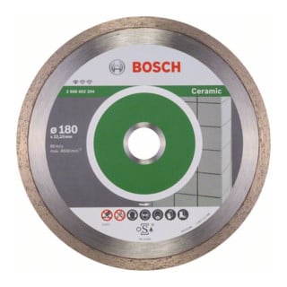 Bosch Diamanttrennscheibe Standard for Ceramic 180 x 22,23 x 1,6 x 7 mm