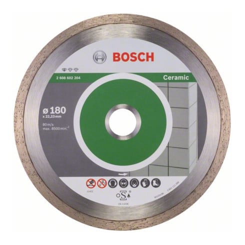 Bosch Diamanttrennscheibe Standard for Ceramic 180 x 22,23 x 1,6 x 7 mm