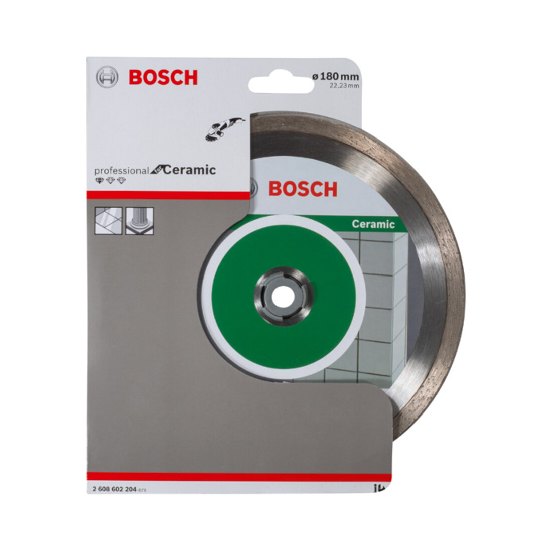 Bosch Diamanttrennscheibe Standard for Ceramic 180 x 22,23 x 1,6 x 7 mm