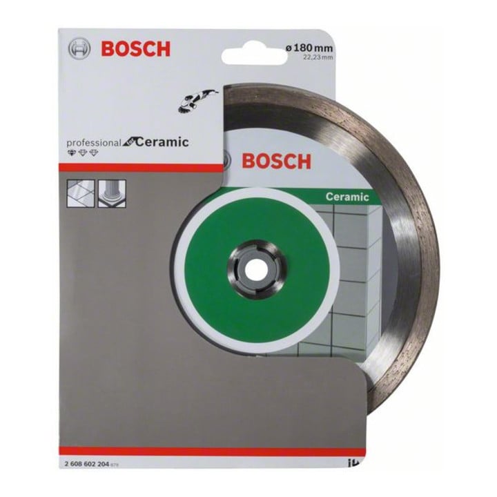Bosch Diamanttrennscheibe Standard for Ceramic 180 x 22,23 x 1,6 x 7 mm
