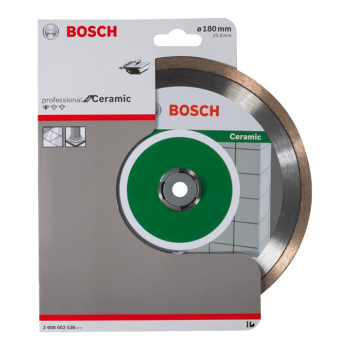 Bosch Diamanttrennscheibe Standard for Ceramic 180 x 25,40 x 1,6 x 7 mm