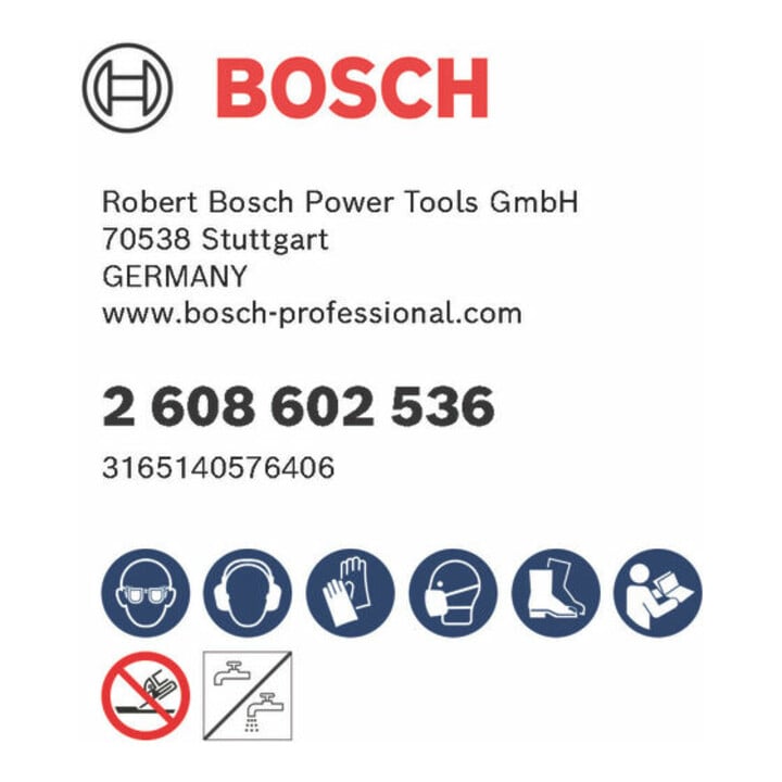 Bosch Diamanttrennscheibe Standard for Ceramic 180 x 25,40 x 1,6 x 7 mm