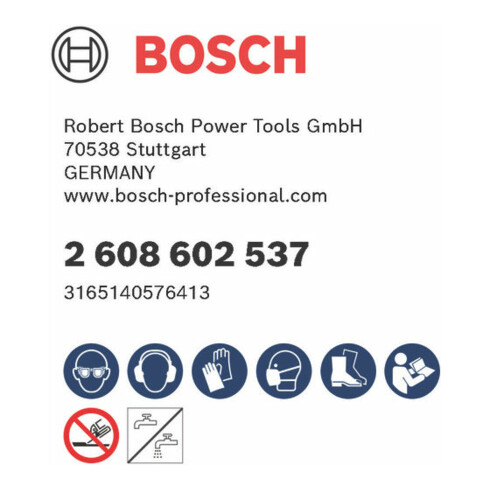 Bosch Diamanttrennscheibe Standard for Ceramic 200 x 25,40 x 1,6 x 7 mm