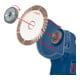 Bosch Diamanttrennscheibe Standard for Ceramic 200 x 25,40 x 1,6 x 7 mm
