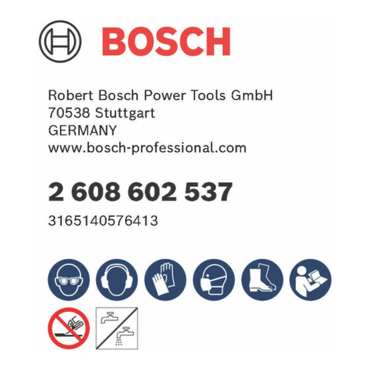 Bosch Diamanttrennscheibe Standard for Ceramic 200 x 25,40 x 1,6 x 7 mm
