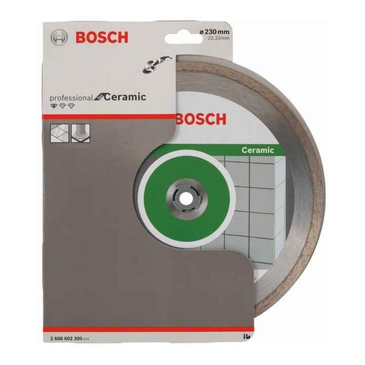 Bosch Diamanttrennscheibe Standard for Ceramic 230 x 22,23 x 1,6 x 7 mm