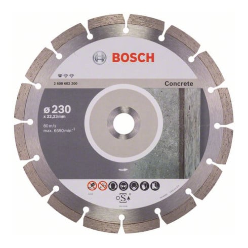 Bosch Diamanttrennscheibe Standard for Concrete 230 x 22,23 x 2,3 x 10 mm
