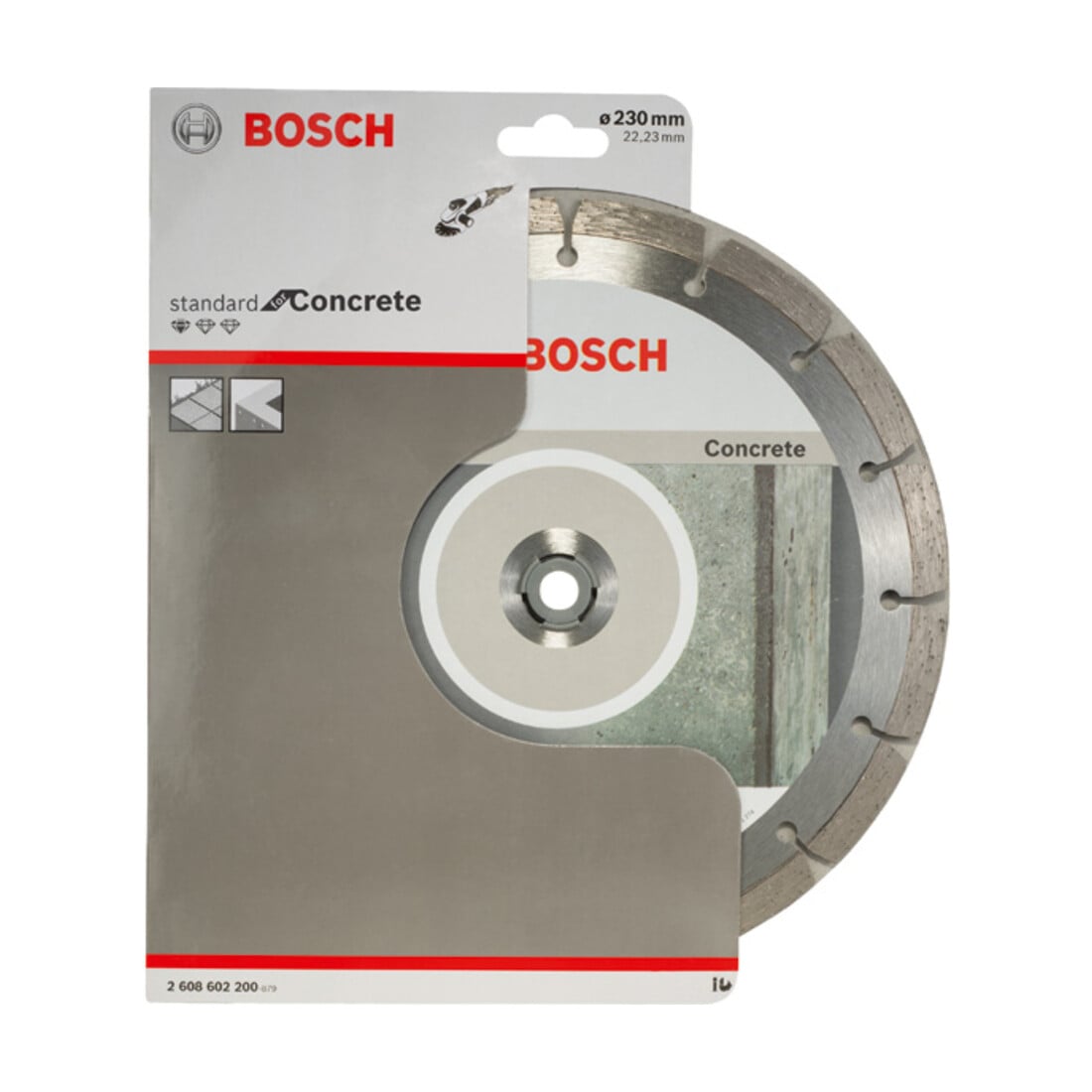 Bosch Diamanttrennscheibe Standard for Concrete 230 x 22,23 x 2,3 x 10 mm