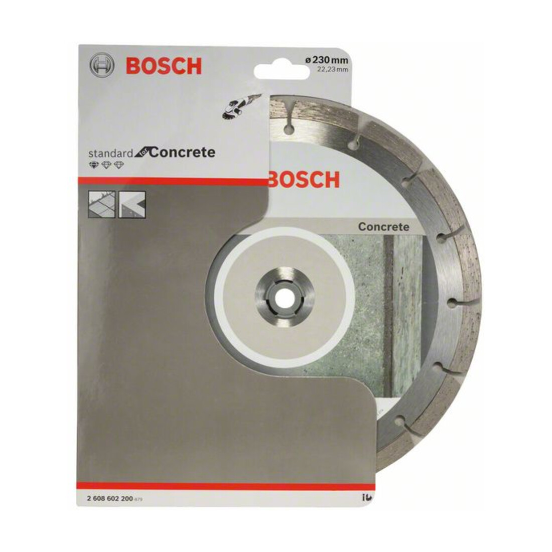 Bosch Diamanttrennscheibe Standard for Concrete 230 x 22,23 x 2,3 x 10 mm