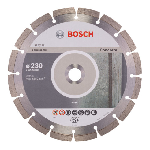 Bosch Diamanttrennscheibe Standard for Concrete 230 x 22,23 x 2,3 x 10 mm