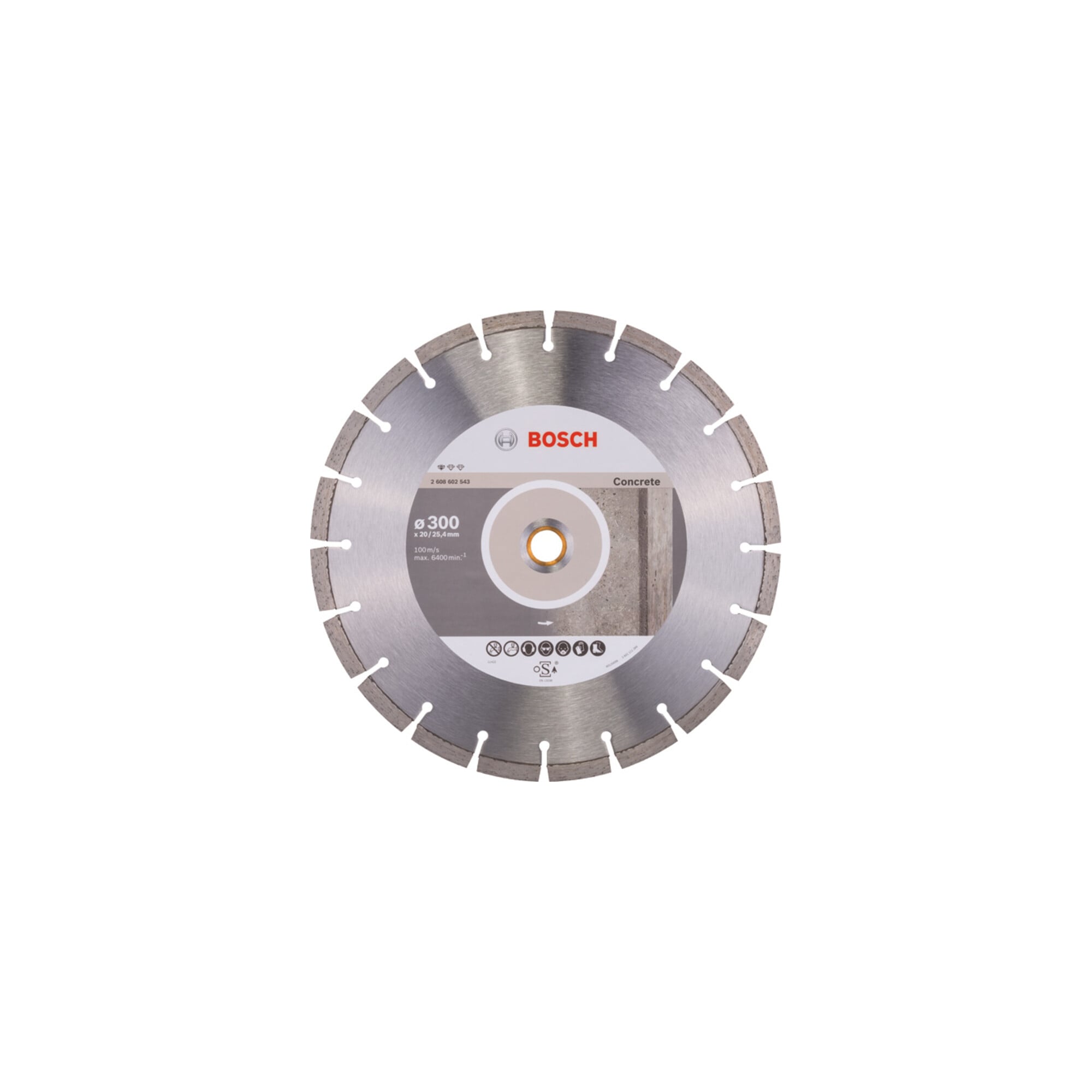 Bosch Diamanttrennscheibe Standard for Concrete 300 x 20,00/25,40 x 2,8 x 10 mm