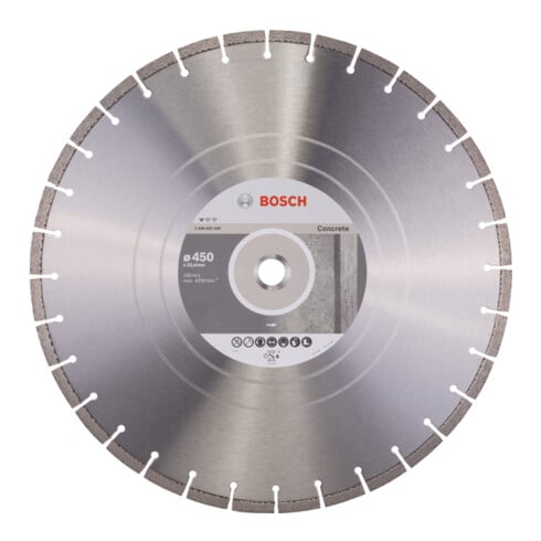 Bosch Diamanttrennscheibe Standard for Concrete 450 x 25,40 x 3,6 x 10 mm