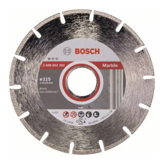 Bosch Diamanttrennscheibe Standard for Marble 115 x 22,23 x 2,2 x 3 mm