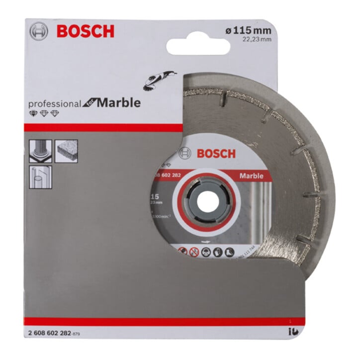Bosch Diamanttrennscheibe Standard for Marble 115 x 22,23 x 2,2 x 3 mm