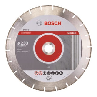 Bosch Diamanttrennscheibe Standard for Marble 230 x 22,23 x 2,8 x 3 mm