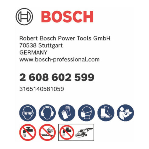 Bosch Diamanttrennscheibe Standard for Stone 150 x 22,23 x 2 x 10 mm